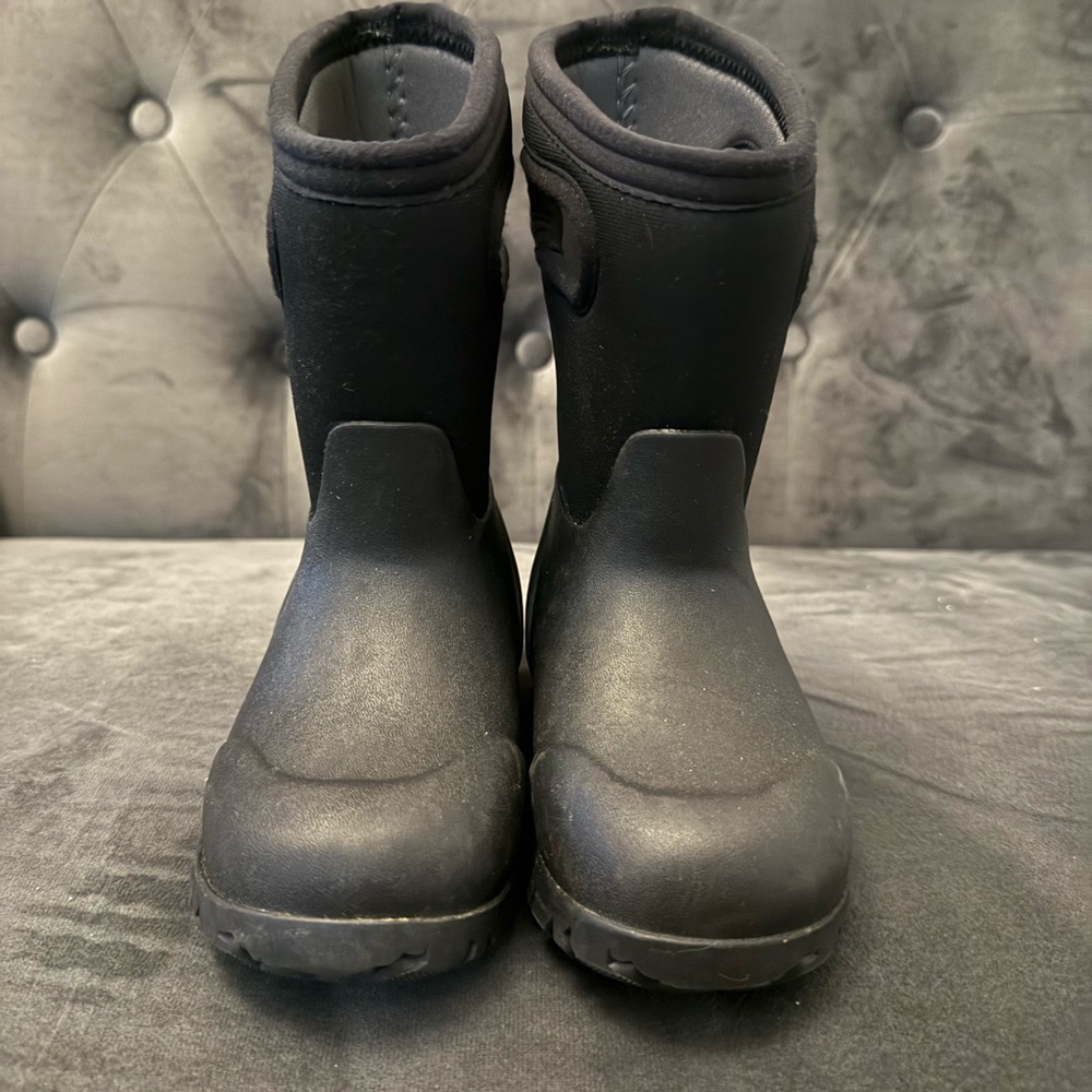 Bogs Kids Black Waterproof Boots